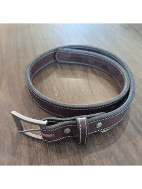 HANKS BELTS Brown women's THE BONNIE Belt SZ SM 100 year full grain leather USA